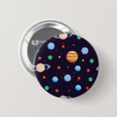 Ruimtepatroon Ronde Button 5,7 Cm (Voorkant /achterkant)