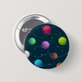 Ruimtepatroon Ronde Button 5,7 Cm (Voorkant /achterkant)