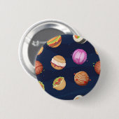 Ruimtepatroon Ronde Button 5,7 Cm (Voorkant /achterkant)