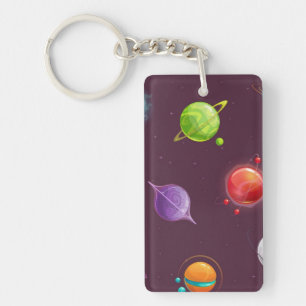 Ruimtepatroon Sleutelhanger