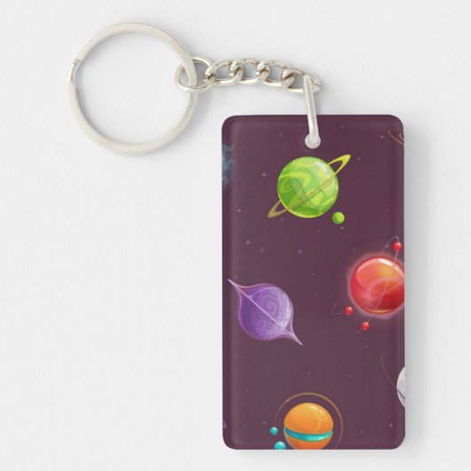 Ruimtepatroon Sleutelhanger (Voorkant)