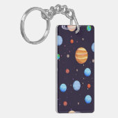 Ruimtepatroon Sleutelhanger (Voorkant Links)