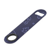 Ruimtepatroon Speed Flessenopener (Voorkant Gekanteld)