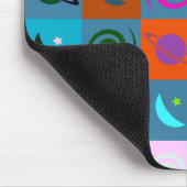 Ruimtepatroon voor kinderen muismat (Hoek)