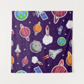 Ruimtepatroon Wandkleed (Voorkant (horizontaal))