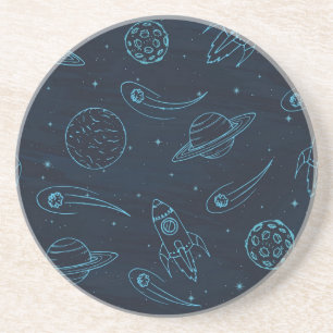 Ruimtepatroon Zandsteen Onderzetter