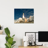 Ruimtependel Atlantis Poster (Thuiskantoor)