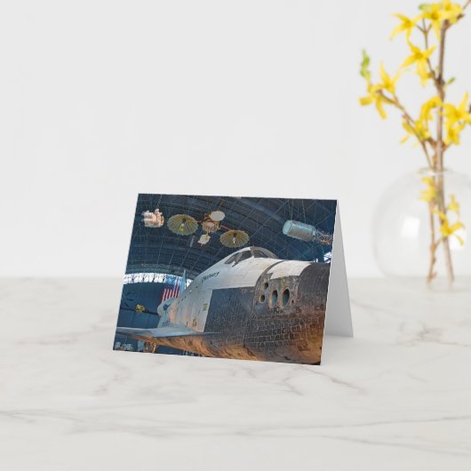 Ruimtependel Notecard Kaart (Gele Bloem)