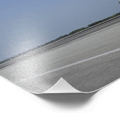 RuimtependelAtlantis nadert baan 33 Foto Afdruk (Hoek)