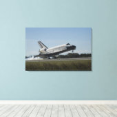 RuimtependelAtlantis raakt 2 Canvas Afdruk (Insitu (Houten vloer))