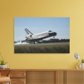 RuimtependelAtlantis raakt 2 Canvas Afdruk (Insitu (Woonkamer))