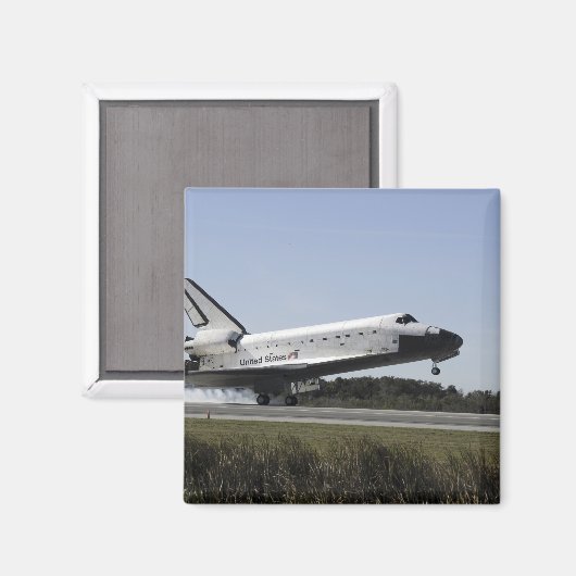 RuimtependelAtlantis raakt 3 Magneet (Voorkant / Achterkant)