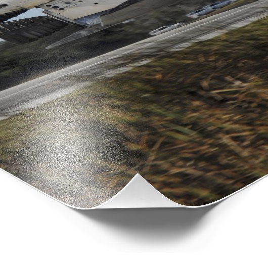 RuimtependelAtlantis raakt naar beneden Foto Afdruk (Hoek)