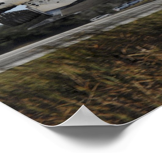 RuimtependelAtlantis raakt naar beneden Poster (Hoek)