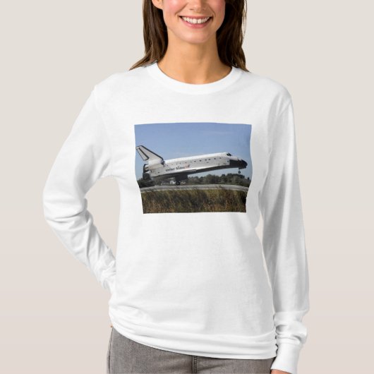 RuimtependelAtlantis raakt naar beneden T-shirt (Voorkant)