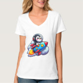 RUIMTEPINGUÏN 3 T-SHIRT (Voorkant)