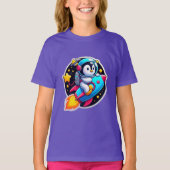 RUIMTEPINGUÏN 4 T-SHIRT (Voorkant)