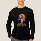 ruimtepionier Tri-Blend shirt (Voorkant volledig)