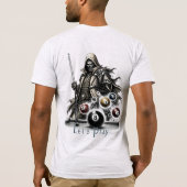 Ruimtepiraat Poolspeler T-shirt (Achterkant)