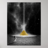 Ruimtepiramide Poster (Voorkant)