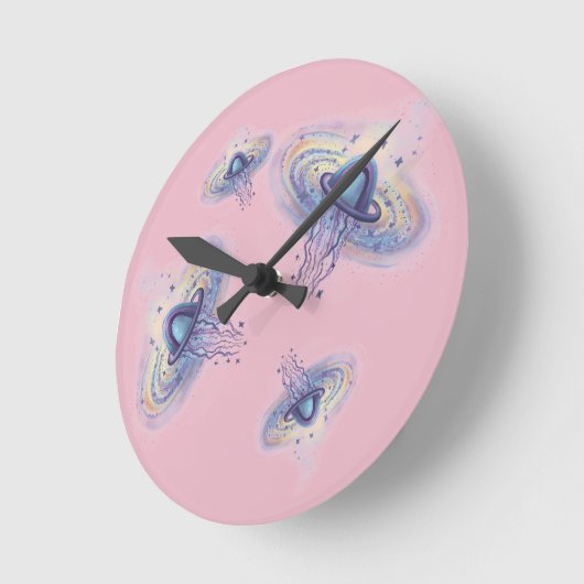 ruimteplaneet ronde klok (Hoek)