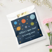 Ruimteplaneten Galaxy Stars Boy Gift Bedankzakje (Gezegeld)