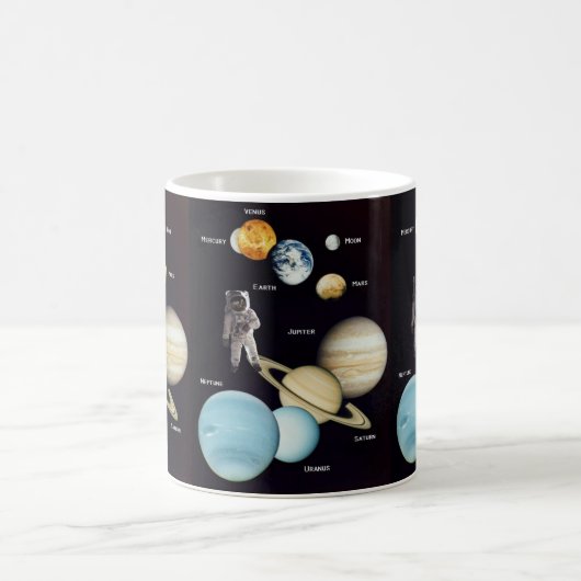 Ruimteplaneten Mok Astronaut (Center)