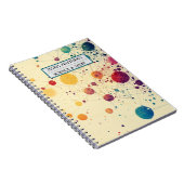 Ruimteplaneten op maat Spiral Photo Notitieboek (Rechterzijde)