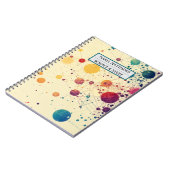 Ruimteplaneten op maat Spiral Photo Notitieboek (Linkerzijde)
