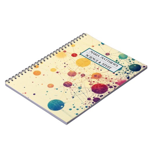 Ruimteplaneten op maat Spiral Photo Notitieboek (Linkerzijde)