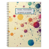 Ruimteplaneten op maat Spiral Photo Notitieboek (Voorkant)