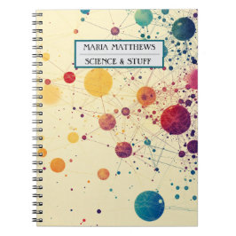 Ruimteplaneten op maat Spiral Photo Notitieboek