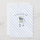 Ruimteplaneten raket jongen verjaardagskaart uitno kaart (Achterkant)