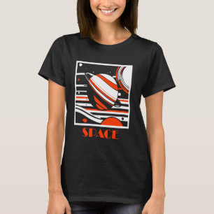 Ruimteplaneten Uranus Saturnus Neptunus Universum  T-shirt