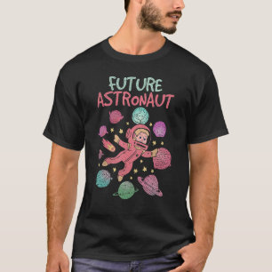 Ruimteplaneten voor astronauten van junior t-shirt