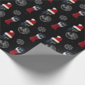 ruimtepolitie doos ontwerp verpakkingspapier cadeaupapier (Hoek)