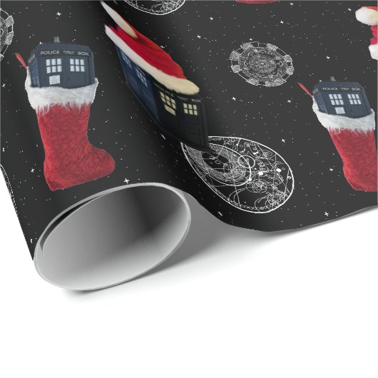 ruimtepolitie doos ontwerp verpakkingspapier cadeaupapier (Rol Hoek)