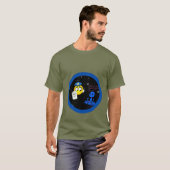 Ruimtepolitie-ontwerp T-shirt (Voorkant volledig)
