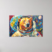 RUIMTEPOLYBEER-2 CANVAS AFDRUK (Voorkant)