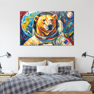 RUIMTEPOLYBEER-2 CANVAS AFDRUK