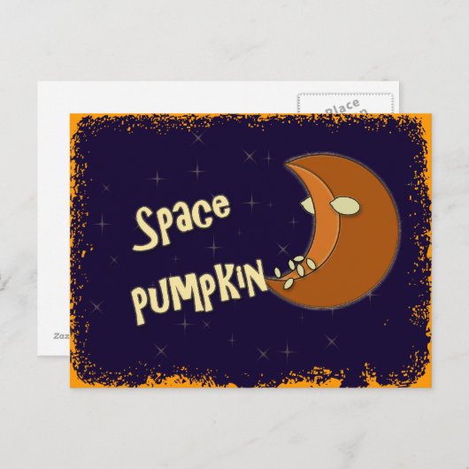 ruimtepompoen briefkaart (Voorkant / Achterkant)