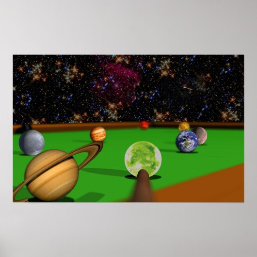 Ruimtepool 2 poster (Voorkant)