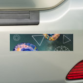 ruimtepoort bumpersticker (Op auto)