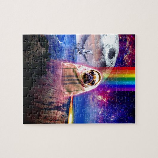 Ruimtepug, ik kom in vredeshond legpuzzel (Horizontaal)