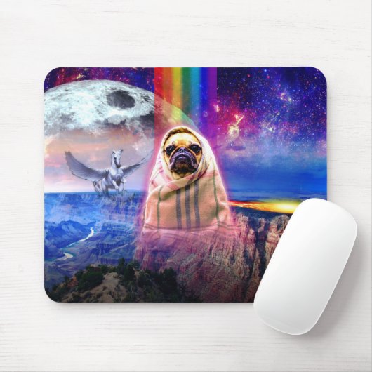 Ruimtepug, ik kom in vredeshond muismat (Met muis)