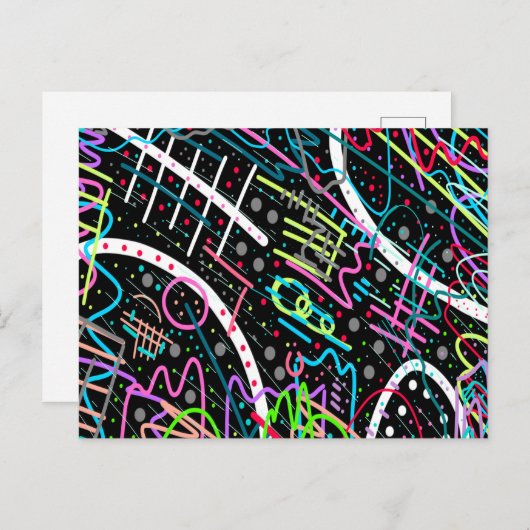 ruimtepuin briefkaart (Voorkant / Achterkant)