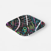 ruimtepuin papieren bordje (Gebogen)