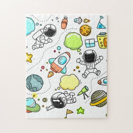 Ruimtepuzzel 252-delige legpuzzel voor kinderen (Verticaal)