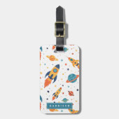 Ruimteraket Bagagelabels (Voorkant verticaal)