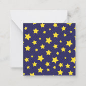 Ruimteraket cadeaukaarten notitiekaartje (Achterkant)